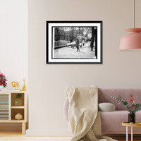 Historic Framed Print, Delegation from textile mill strikers of Passaic N.J., 4/15/26,  17-7/8" x 21-7/8"