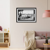 Racing car, c. 1915 Classic, Vintage Poster