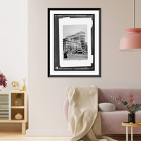 Historic Framed Print, Office bldg. Wash. D.C.,  17-7/8" x 21-7/8" Historic Framed Print, Office bldg. Wash. D.C.,  17-7/8" x 21-7/8"
