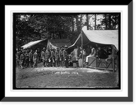 Historic Framed Print, National Guard camp, Mt. Gretna, [Pa.], 1912 - 3,  17-7/8" x 21-7/8"