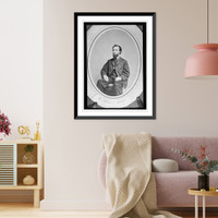 Historic Framed Print, Dr. Mahlon Loomis, Addis Gallery, Wash., D.C.,  17-7/8" x 21-7/8"