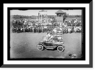 Historic Framed Print, Auto races, Bennings, Md. [i.e., Washington, D.C.], 1915,  17-7/8" x 21-7/8"