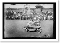 Historic Framed Print, Auto races, Bennings, Md. [i.e., Washington, D.C.], 1915,  17-7/8" x 21-7/8"