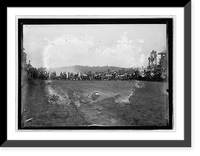 Historic Framed Print, Auto races, Bennings, Md. [i.e., Washington, D.C.], 1915 - 6,  17-7/8" x 21-7/8"