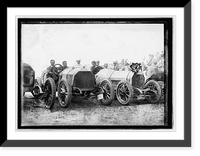 Historic Framed Print, Auto races, Bennings, Md. [i.e., Washington, D.C.], 1915 - 10,  17-7/8" x 21-7/8"