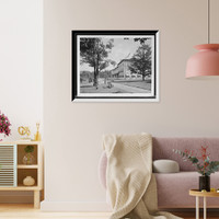 Historic Framed Print, Fort William Henry Hotel, Lake George, N.Y. - 3,  17-7/8" x 21-7/8"