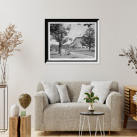 Historic Framed Print, Fort William Henry Hotel, Lake George, N.Y. - 3,  17-7/8" x 21-7/8"