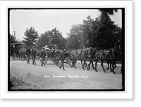 Historic Framed Print, Military funeral, Gen. Duncan, 1912,  17-7/8" x 21-7/8"