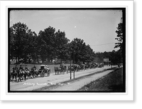 Historic Framed Print, Military funeral, Ft. Myer, Va., [1912],  17-7/8" x 21-7/8"