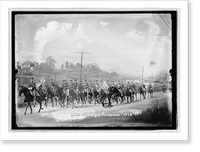 Historic Framed Print, Military funeral, Gen. O'Reilly, 1912,  17-7/8" x 21-7/8"