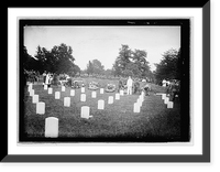 Carrizel Martyrs arrival with military honors. Arlington Military cemetery. Photo by Cen, Antique Print