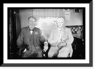 Historic Framed Print, Uncle Joe Cannon & Speaker Clark, 80th birthday, May 6, 1916,  17-7/8" x 21-7/8"