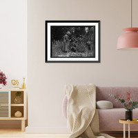 Historic Framed Print, Food Admin., Girl Scout garden, 13th & Iowa Ave., Wash., D.C. - 2,  17-7/8" x 21-7/8"