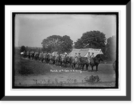 Historic Framed Print, Band of 15th Cavalry,  17-7/8" x 21-7/8"