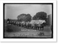 Historic Framed Print, Band of 15th Cavalry,  17-7/8" x 21-7/8"