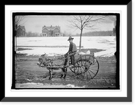 U.S. Army goat & cart, Antique Wall Art