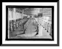 Historic Framed Print, Naval training station, Newport, [R.I.], physcial training exercises,  17-7/8" x 21-7/8"