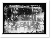 Historic Framed Print, Pershing parade, [Wash., D.C] - 2,  17-7/8" x 21-7/8"