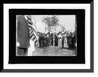 G.A.R. tree planting, Lincoln Memorial, Washington, D.C., Sept. 24, 1915, Antique Print