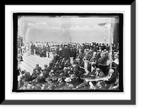 Historic Framed Print, Dedication of Scottish Rite Temple, Wash., D.C., Oct. 1915 - 2,  17-7/8" x 21-7/8"