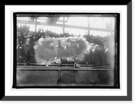Pres. Wilson, baseball opening game 1915 or 1916, Antique Print