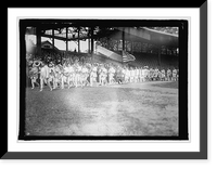 Masonic ballgame, Shrine vs. Grotto, Wash., D.C., 1916, Antique Print