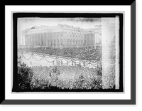 Historic Framed Print, Wilson Inauguration, [Washington, D.C.], 1917 - 5,  17-7/8" x 21-7/8"