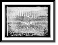 Historic Framed Print, Wilson Inauguration, [Washington, D.C.], 1917 - 6,  17-7/8" x 21-7/8"