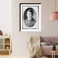 J. Frank Hanlym, cameo portrait Classic, Historic Print