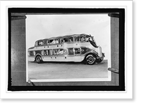 Double-decker bus Pickwick Stages System"", Historic Print