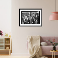 Historic Framed Print, Students, Eastern High School, [Washington, D.C.], 1941,  17-7/8" x 21-7/8"