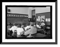 Historic Framed Print, Montgomery Blair High School [Silver Spring, Md.], 1935, class room - 2,  17-7/8" x 21-7/8"