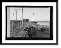 Historic Framed Print, Ramwood[?] Bridge at 14th St.,  17-7/8" x 21-7/8"