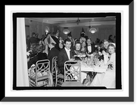 Historic Framed Print, New Year Celebration, 1940,  17-7/8" x 21-7/8"