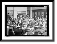 Historic Framed Print, Rockville, Md., High School, c.1936,  17-7/8" x 21-7/8"