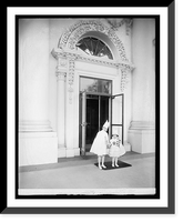 Jack Baker & Adrian Myers at White House, Washington, D.C, Vintage Print
