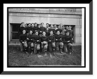 Historic Framed Print, Tech High football, 1919,  17-7/8" x 21-7/8"