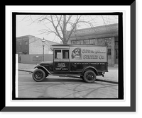 Historic Framed Print, Cap Towel Service truck,  17-7/8" x 21-7/8"