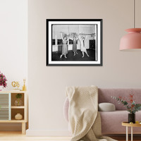 Historic Framed Print, Brewer, Taylor, Gram dancing, Wilson Normal, [Washington, D.C.] - 2,  17-7/8" x 21-7/8"