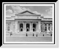 Historic Framed Print, The New York Public Library building - 2,  17-7/8" x 21-7/8"