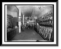 Haverford Cycle, interior, Vintage Print