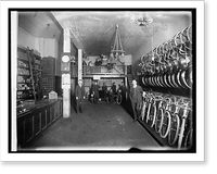 Haverford Cycle, interior, Vintage Print