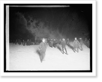 Skating night, 1919, Vintage Print
