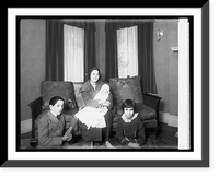 Historic Framed Print, Children of the Counselor of Chilean Embassy, Sena Don Gustavo Munigaza Varela, Eliza, a - 2,  17-7/8" x 21-7/8"