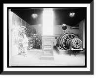 Power Plant Congressional Library, Washington, D.C, Historic Print