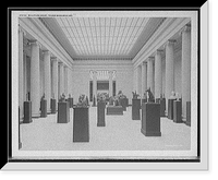 Historic Framed Print, Sculpture court, Toledo Museum of Art,  17-7/8" x 21-7/8"