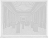 Historic Framed Print, Sculpture court, Toledo Museum of Art,  17-7/8" x 21-7/8"