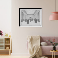 Historic Framed Print, Sculpture court, Toledo Museum of Art,  17-7/8" x 21-7/8"