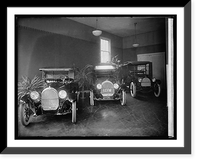 Historic Framed Print, Oldsmobile Sales Co., interior,  17-7/8" x 21-7/8"