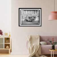 Historic Framed Print, Draper Senate ofc. truck,  17-7/8" x 21-7/8"